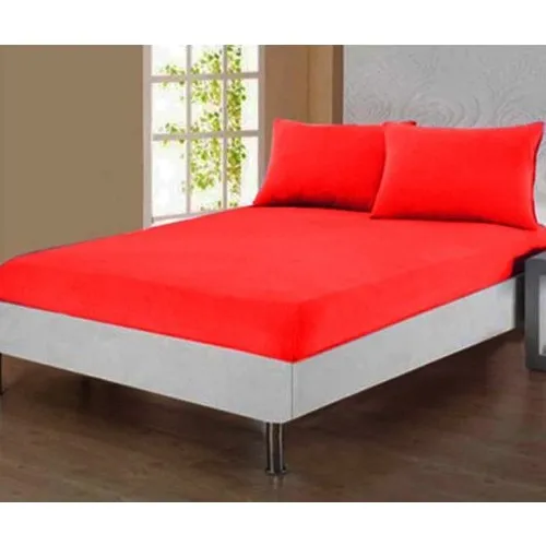 Combed cotton Single Person Set Red Bed Linen Home Bed Cover Bed Sheet Set Incase Bedroom Sets