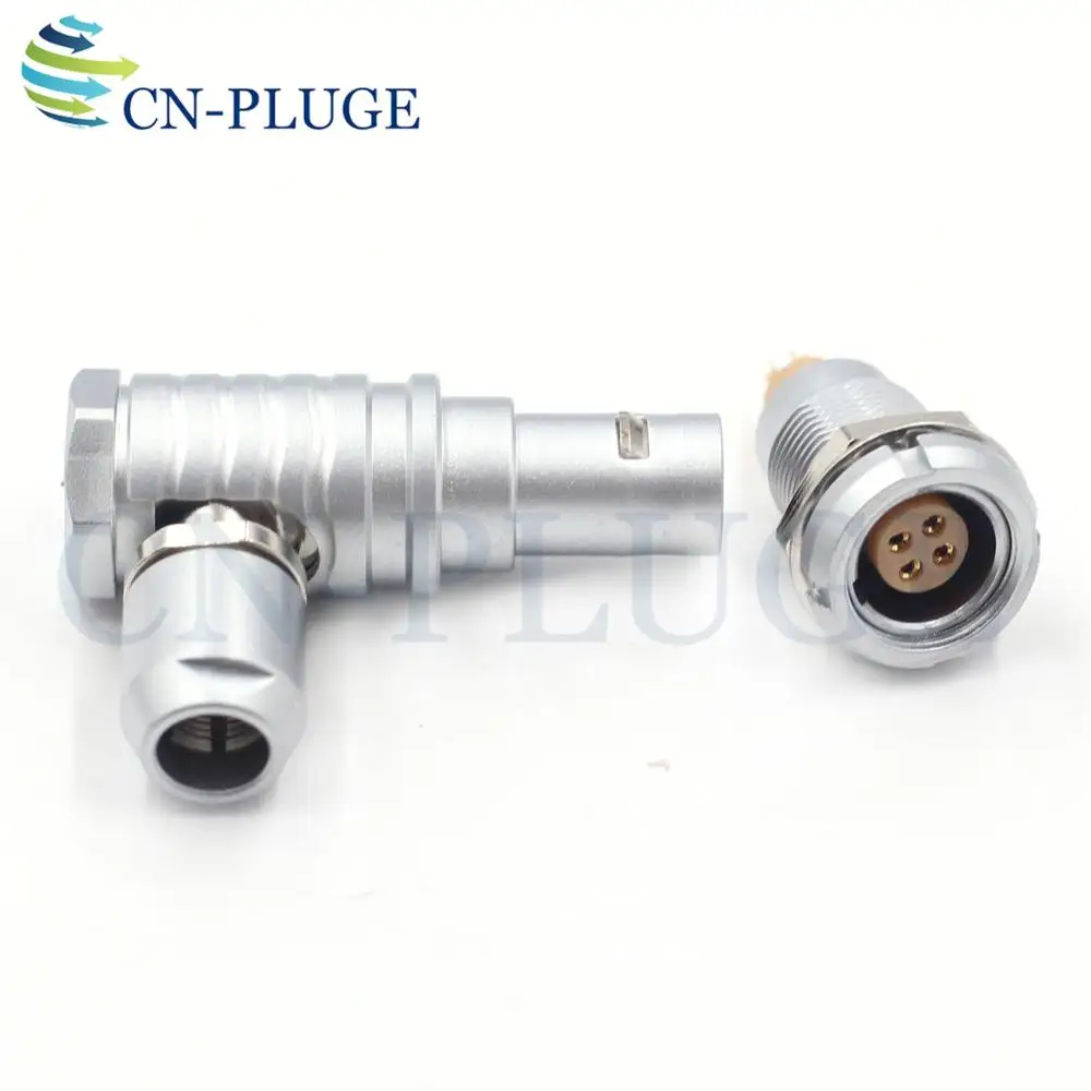 FHG E CG 0B connector M09 series 4-pin elbow connector is suitable for aviation equipment arri motor cable