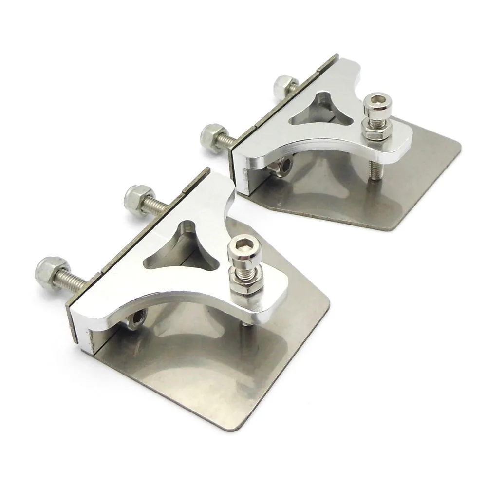 1Pair RC Boat Trim Tabs Balance Plate 38mm*32mm Trim Flaps for 60cm-75cm RC Boat Speed MONO Vee Oval Boat Model