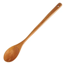 16.5 inch Giant Wood Spoon Long Handled Wooden Spoon For Cooking And Stirring Kitchen Utensil