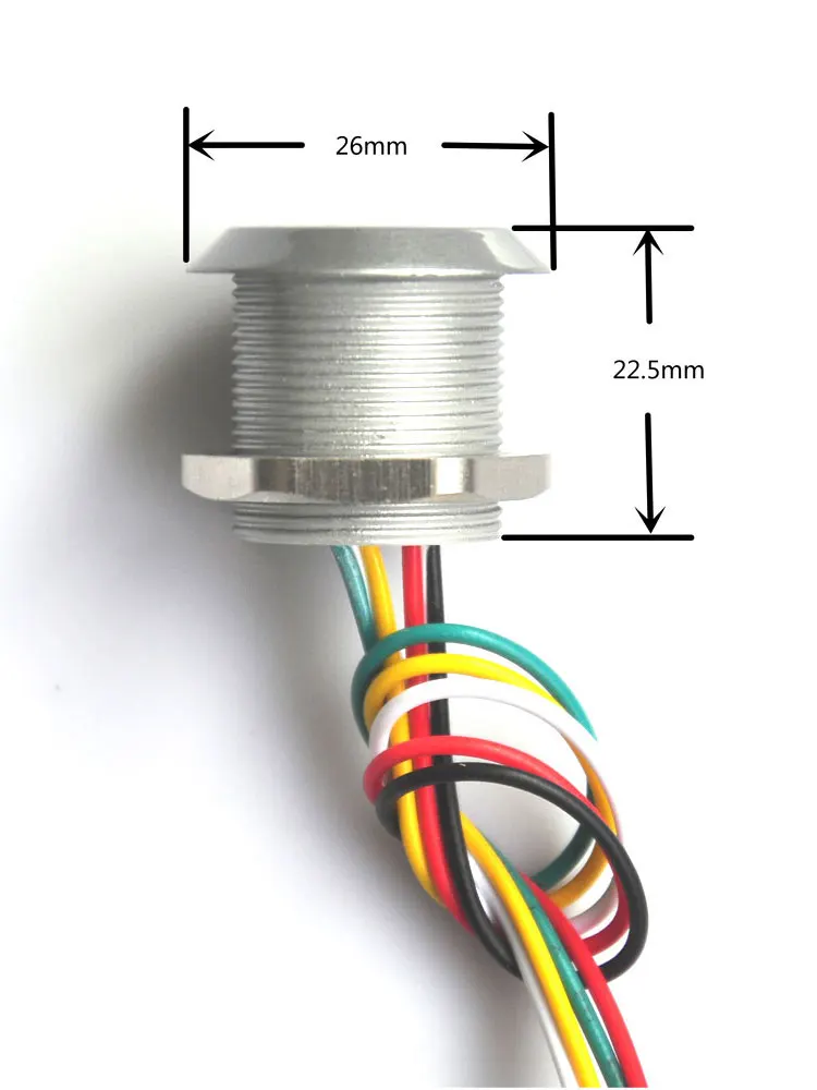 マイクロRFIDカードリーダー,防水,ip65,フォーマット出力,wg26