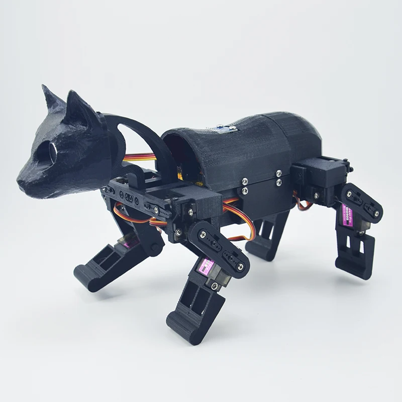 12 Dof Czterołapcy Bioniczny Robot Kot do programowania Arduino Oryginalny kod Open Source Programowanie aplikacji na Androida