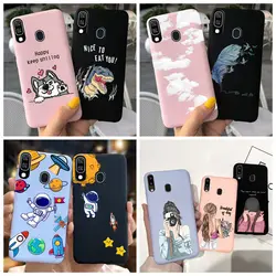 For Samsung A40 Case 2019 Popular Feather Astronaut Protector Soft Cover For Samsung Galaxy A40 A 40 A405F GalaxyA40 S Phone Bag