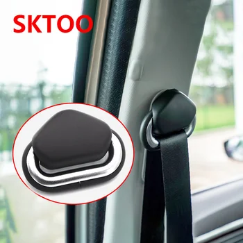 SKTOO Fit for VW New Lavida 용 골프 4 용 Old Bora 2013 2014 2015 2016 2017 안전 벨트 장식 커버 