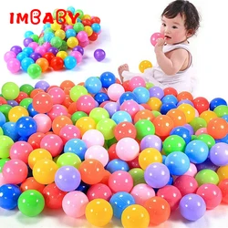 100/200Pcs 5.5cm And 7cm Safe Soft Plastic High-quality Ocean Balls For Baby Playpen Colorful Soft Stress Air Juggling Ball Pool