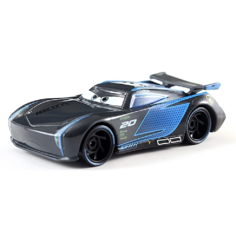 Pixar Racing 3 Lightning McQueen Jackson Storm Saligidor Weiße Polizei Druckguss-Metall 1:55 Legierung Modellautos Geschenke