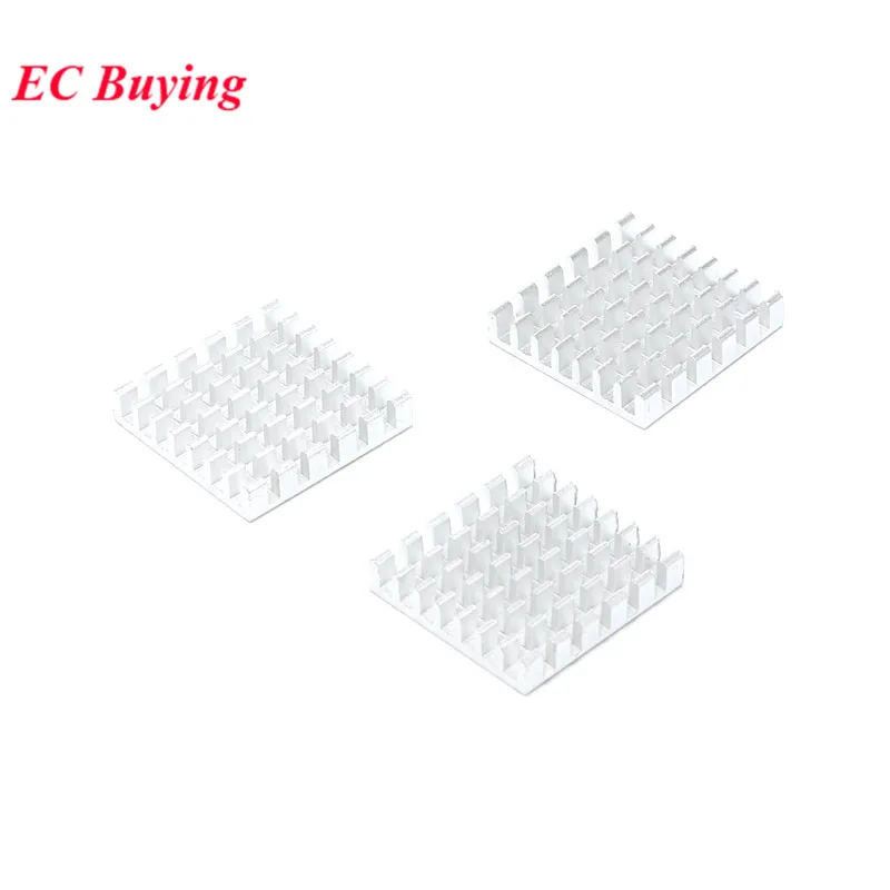 1Pc-10Pcs 25x25x5mm Heatsink Cooling Fin Radiator Aluminum Cooler Fan Heat Sink for Transistor PCB PBC IC Chip LED 25mm 25*5mm