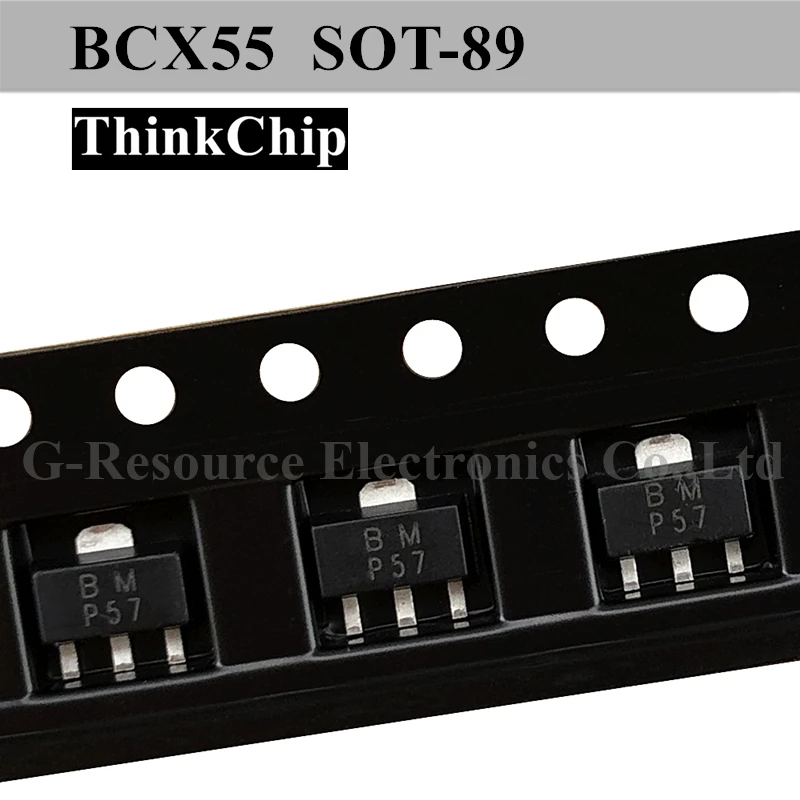 (100 Chiếc) BCX55 SOT-89 SMD Pha Lê Triode BMP57 SOT89 (Đánh Dấu BM)