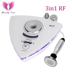 Máquina facial 3 em 1 de radiofrequência rf, equipamento de cuidado com a pele e para emagrecimento, rejuvenescimento da pele, rosto, estrela, beleza