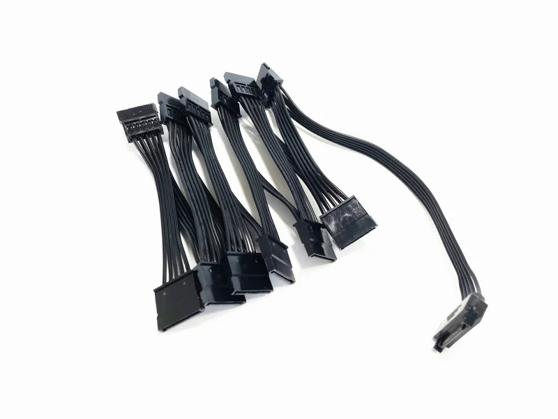 SATA male to 12 SATA female Hard Disk HDD SSD Power Cable Sata 1 Splitte to 12sata 15PIN For Chia Mining Server Hard