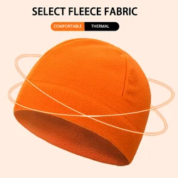 Gorro térmico de lana para hombre, gorro cálido de invierno, suave, agradable para la piel, táctico, antiestático, para senderismo, correr, a prueba de viento