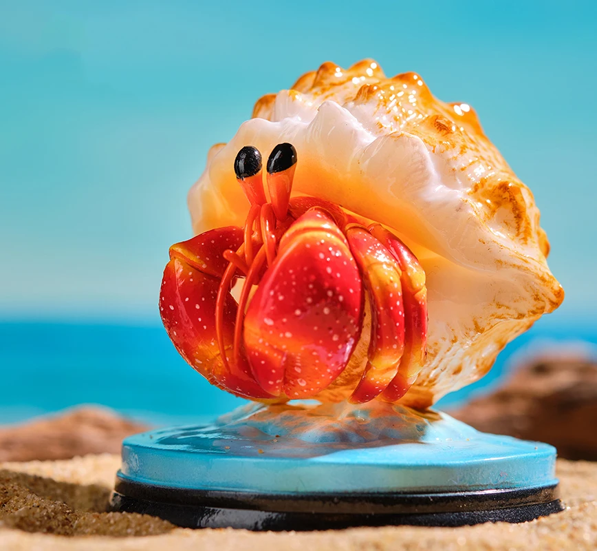 Neue Sommer Hermit Crab Serie Mysterious Blind Box Überraschung Tasche Cartoon Nette Dekorative Ornamente Sammeln Modell Spielzeug