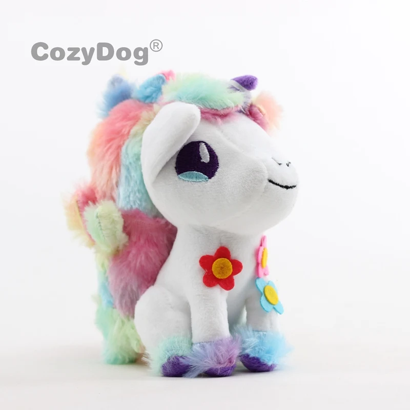 

18 cm Unicorn Rainbow Horse Plush Toys Super Cute Unicorn Soft Stuffed Cartoon Doll Baby Kid Easter Birthday Gift Home Car Decor