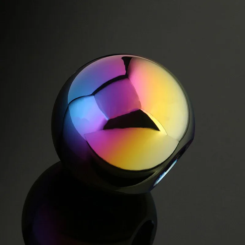 JDM Neo Chrome Manual Round Gear Shift Knob Universal Fit for  CIVIC CR-V MX-5 CX-9 TEANA Murano COROLLA