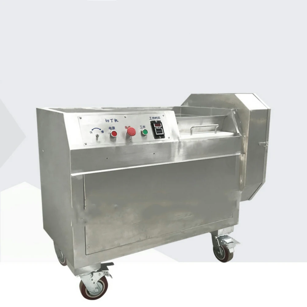 Daging Beku Cutter Potong Dadu Daging Babi Mesin Daging Sapi Mesin Pemotong
