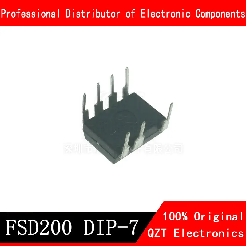 10pcs/lot FSD200 200 DIP-7 7-pin power management IC chip LCD Induction Cooker IC