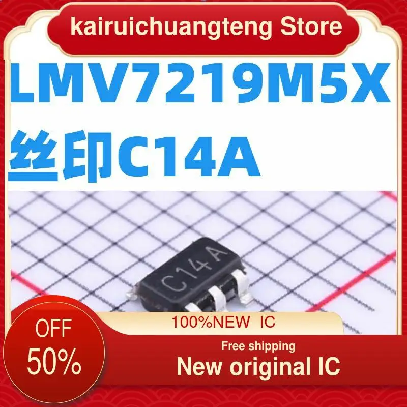 10-200 Chiếc LMV7219M5X/NOPB LMV7219M5X SOT23-5 C14A Mới Ban Đầu IC