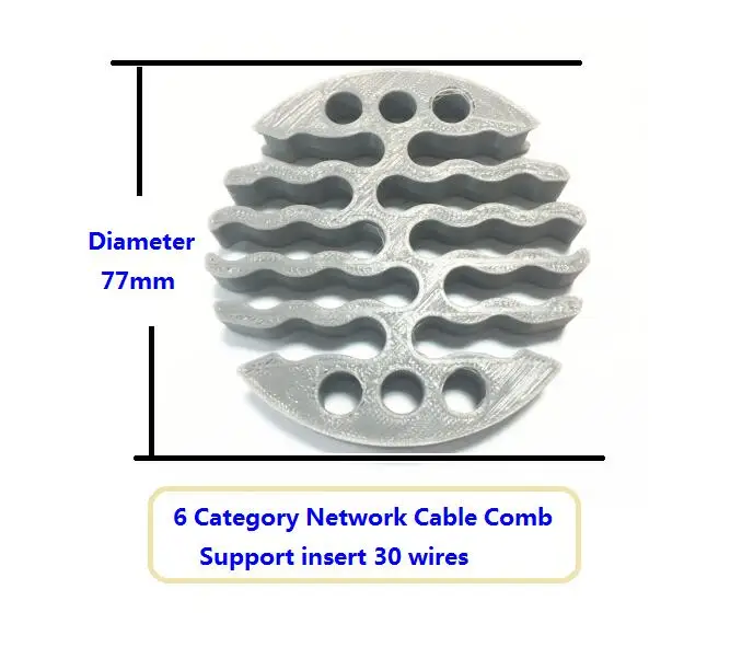 30 wires 6 category Network module network cable comb machine Wire harness Arrangement tidy tools for computer room