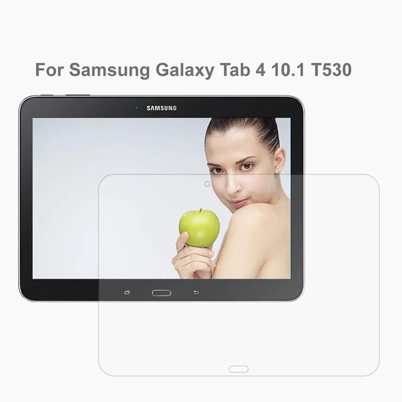 Clear Cover Tempered Glass For Samsung Galaxy Tab 4 2014 SM-T530 T531 T535 10.1