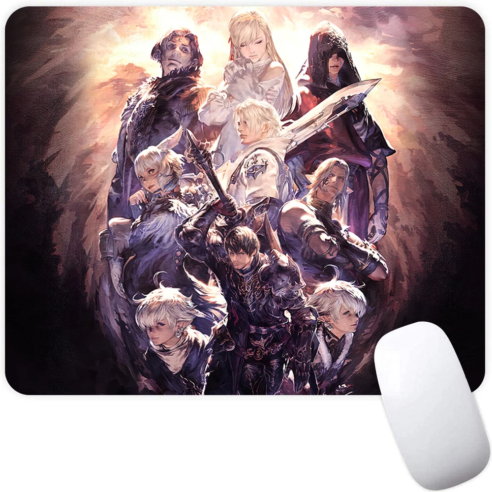 Small Gaming Mouse Pad Computer Mousepad Gamer Mouse Mat Laptop Mausepad Final Fantasy XIV Online Carpet Keyboard Mat Desk Pad