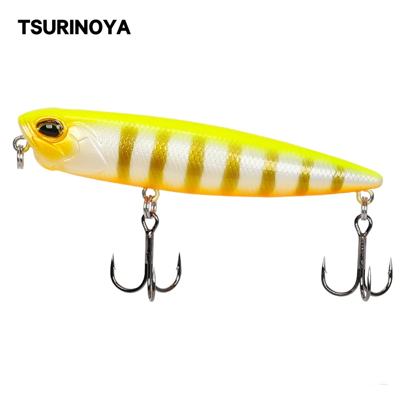TSURINOYA przynęta wędkarska z ołówkiem pływającym DW58 DW59 85mm 10.5g 110mm 20.5g Topwater Crankbait Bass twarde przynęty Jerkbait