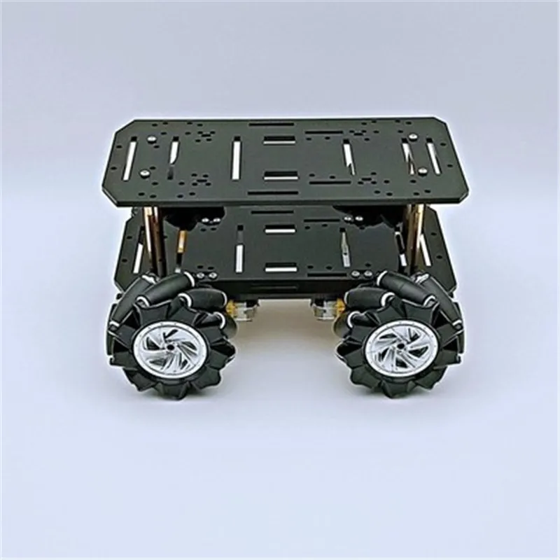 4Wd Smart Robot Car Chassis With TT Motor 4Pcs 80Mm Mecanum Wheels for Omnidirectional Trolley Chassis DIY Robotic Model