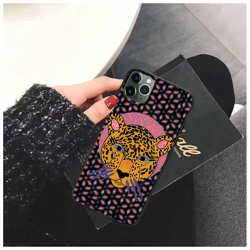 Art jaguar aesthetic Korean Dream Phone Case For iPhone 15 14 13 12 11 Pro Max 12Mini XS MAX XR SE2 8 7 Plus X