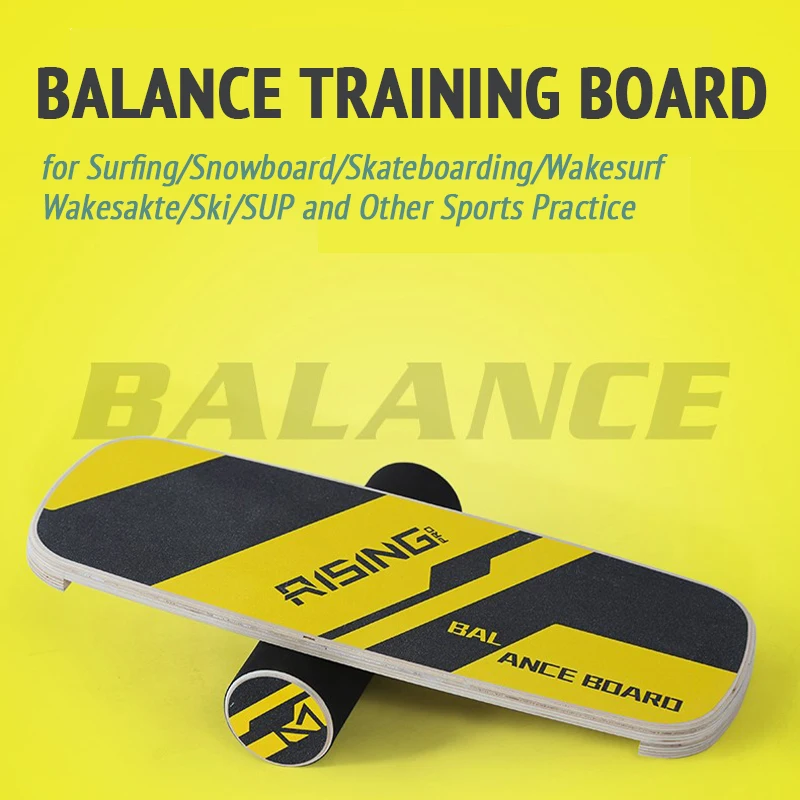 

Balance Exercise Board Trainer Surfing Snow Skiing Core Muscle Training Strengthening Tool Fitness Snowboarding Gear Equipment