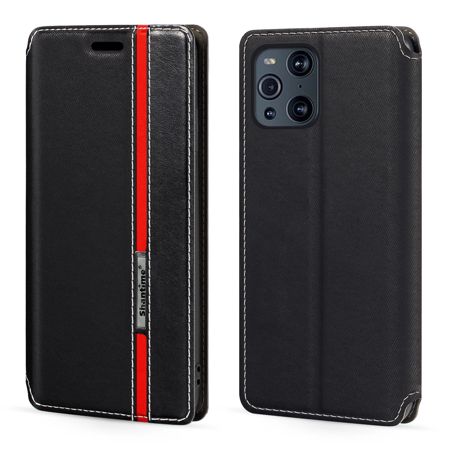 For OPPO Find X3 Pro Mars Exploration Edition Case Fashion Multicolor Magnetic Closure Leather Flip Case Cover with Card Holder