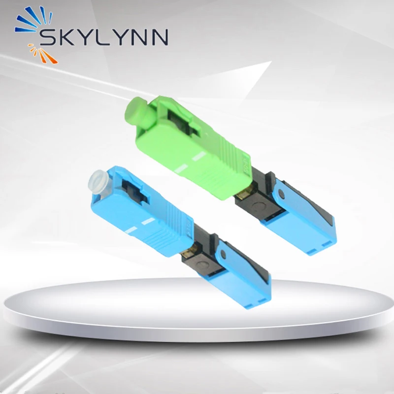 

SC/UPC SC/APC 53mm Fiber Optic Fast Connector, FTTH Special Quick Cold SC Adapter Easy Installation