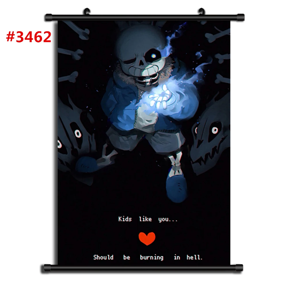 Undertale Anime Posters and Prints Manga Canvas Painting Wall Decor Wall Art Room Decor Pictures for Home Decoration No Frame