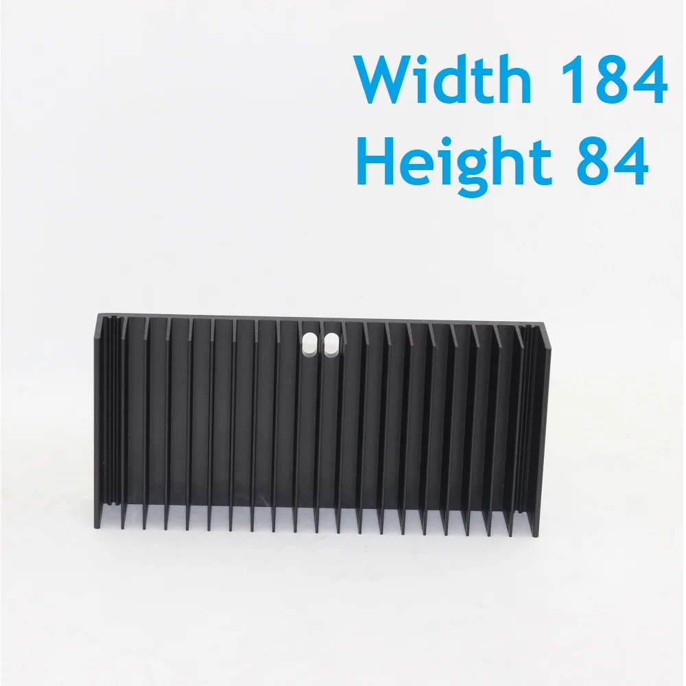 

Radiator For JC229 Case DIY Chassis Enclosure Heat Sink 184*84mm Amplifier Heatsinks Anodized Aluminum