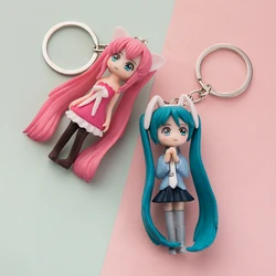 INS Kawaii Principessa Keychain Del Pendente Del Fumetto Bambola Creativo Auto Borsa Carina Femminile Coppia Anello Chiave della Cordicella Del Telefono Della Ragazza Regalo del Bambino giocattolo