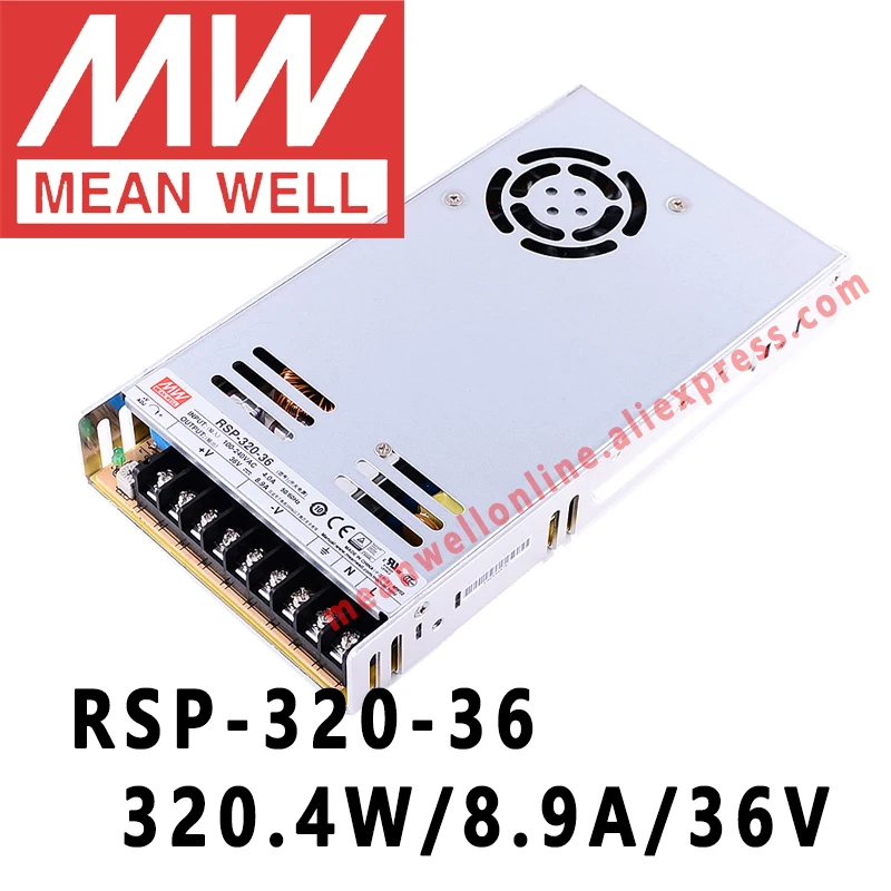 

Mean Well RSP-320-36 meanwell 36VDC/8.9A/320W Single Output with PFC Function Power Supply online store