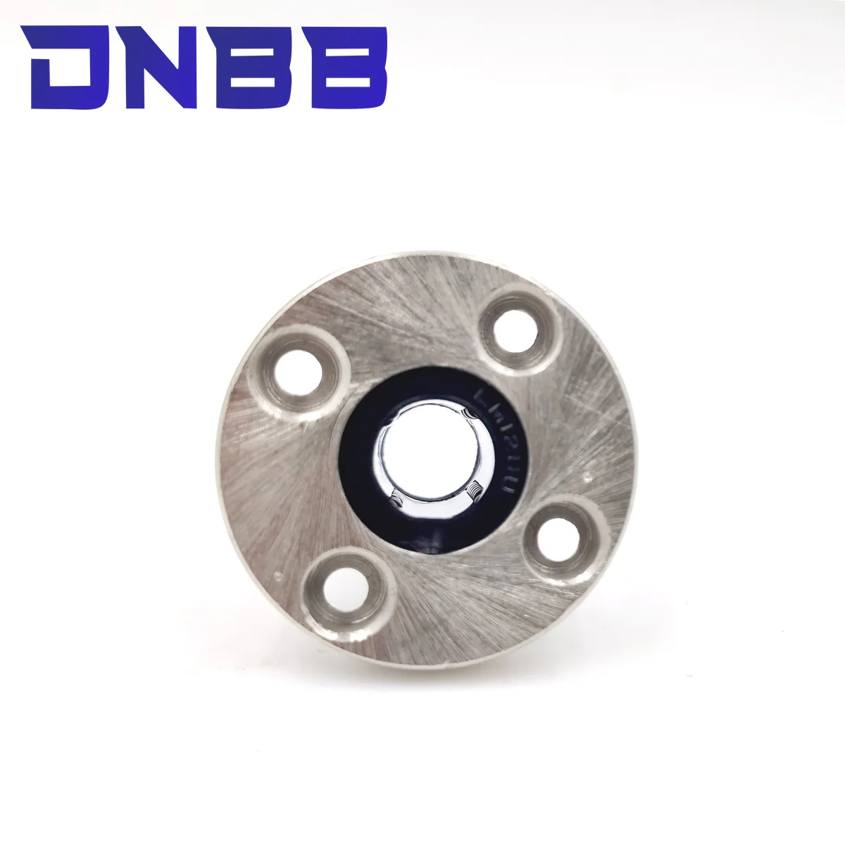1pc LMF6UU LMKFUU LMF10UU LMF12UU LMF16UU LMF20UU LMF25UU type Nickel plating flange linear bearing for 3D printer linear Rod