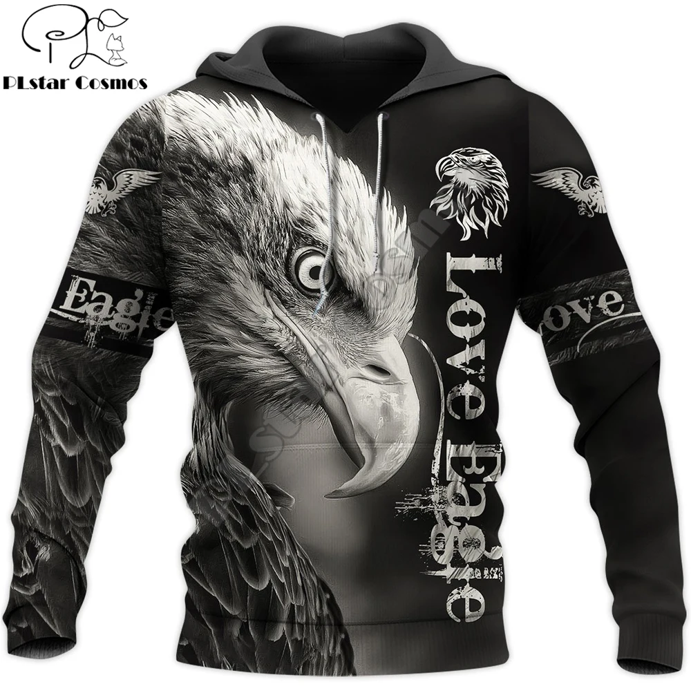 

Love Eagle 3D Print Sweatshirt Hoodies Men and women Hip Hop Funny Autumn Streetwear Hoodies Sweatshirt For Couples Clothes