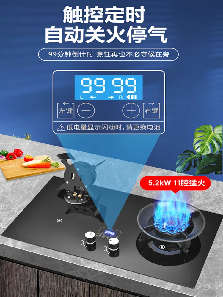 家庭用天然ガス製ガスストーブタイマー埋め込み式マジックディッシュリバーシブルファイヤーストーブオーバースイープロモイージークリーニング