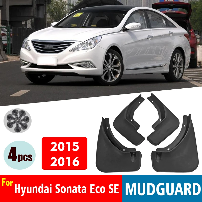 

Front Rear 4pcs FOR Hyundai Sonata CEO SE Mudguard Fenders Mud Flap Guards Splash Mudguard Car Accessories Auto Styline2015 2016