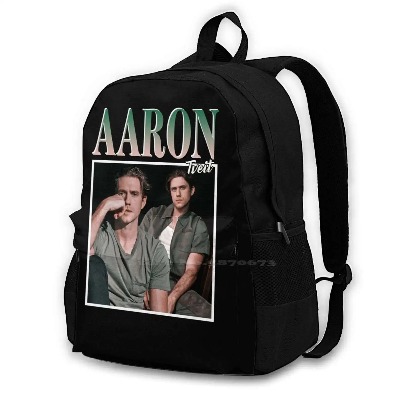 Aaron Tveit T-Shirt Backpack For Student School Laptop Travel Bag Aaron Tveit Aaron Tveit Broadway Aaron Tveit Live Them