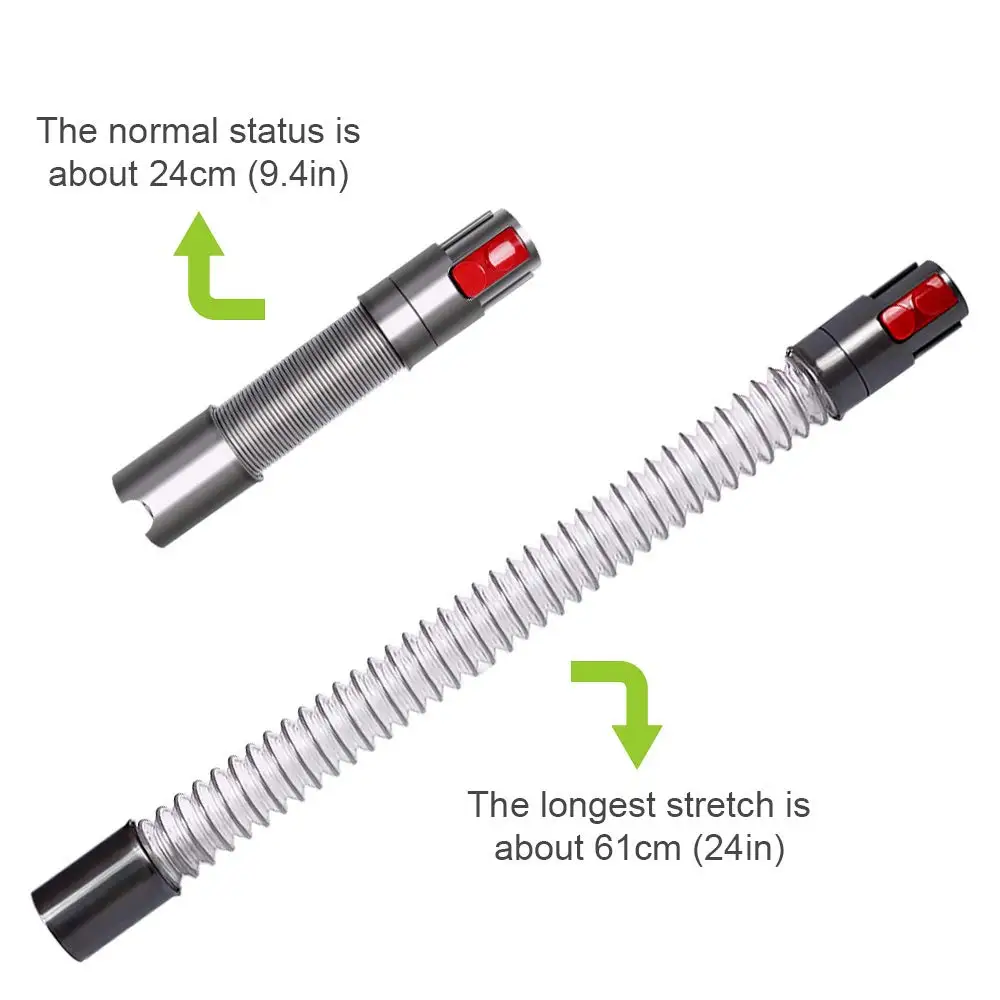 Manguera de extensión Compatible con Dyson V7 V8 V10, manguera de extensión de vacío