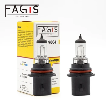 Fagis 2 Pcs 9004 HB1 12V 60/55W 지우기 자동차 헤드 라이트 자동 할로겐 전구 최고의 품질 자동차 조명 운전 램프