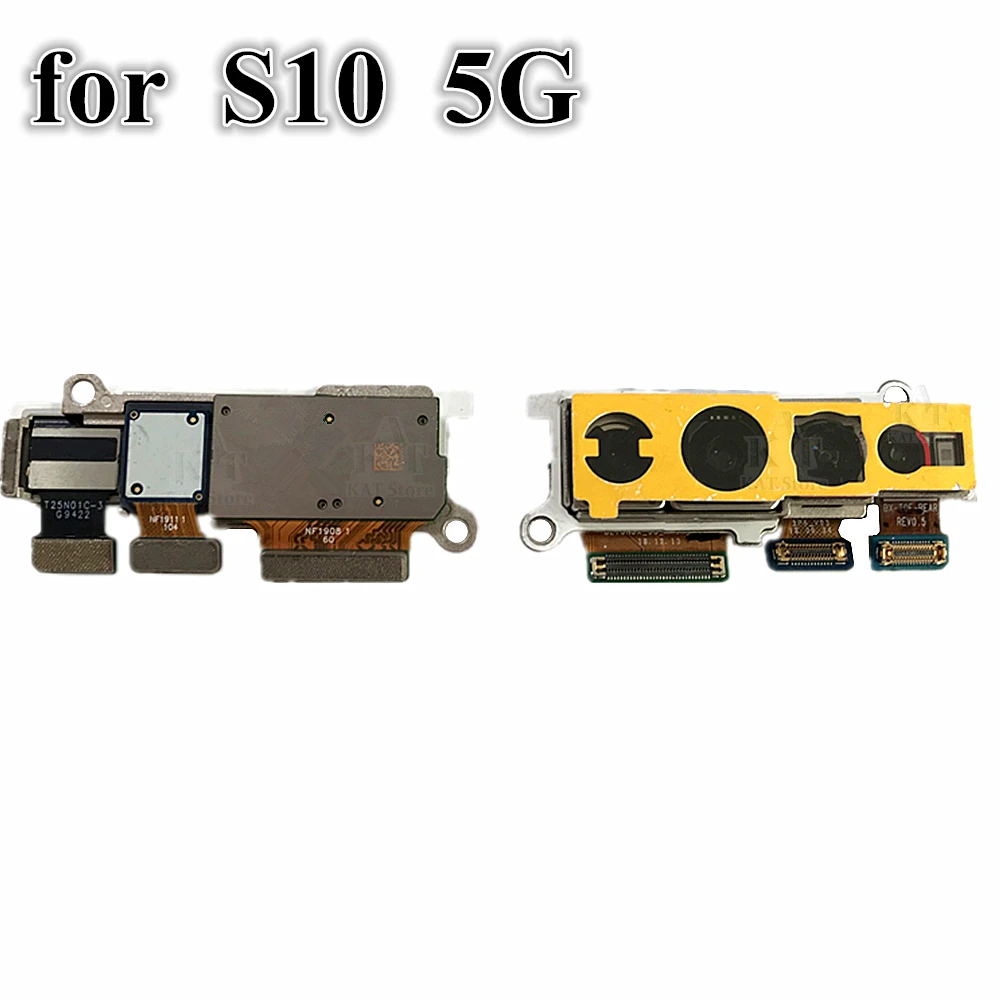 10Pcs Back Camera Flex for Samsung Galaxy S10 5G G977 G977F G977B Big Main Rear Back Camera Module Flex Cable Replacement Parts