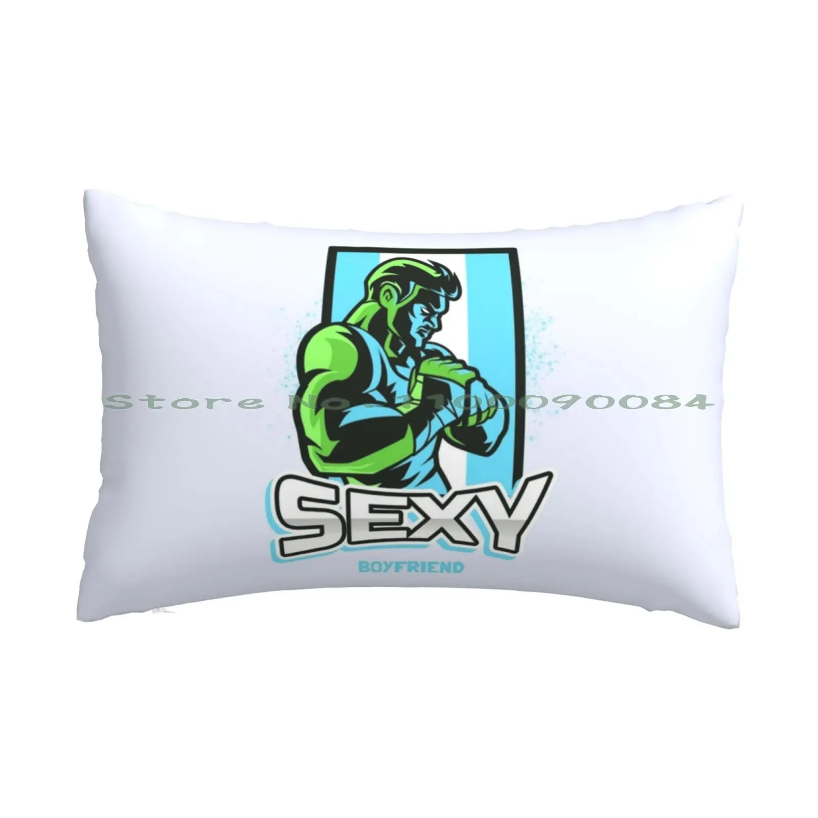 Cute Sexy Boyfriend Muscular Design | Sexy Bf Pillow Case 20x30 50*75 Sofa Bedroom Prague Václav Havel International Airport