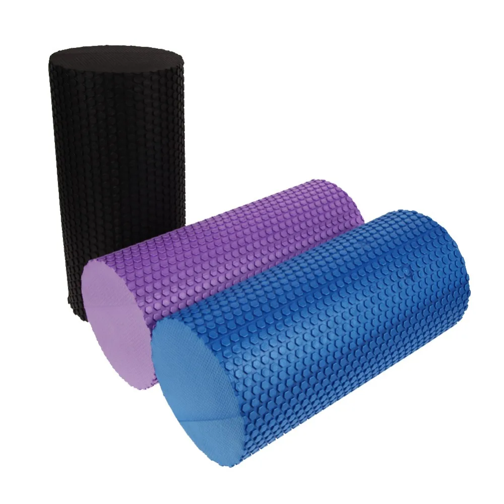 Yoga Foam Roller 30cm Gym Exercise Yoga Block Fitness EVA Floating Trigger Point for Exercise Physical Massage Therapy 3 Colors