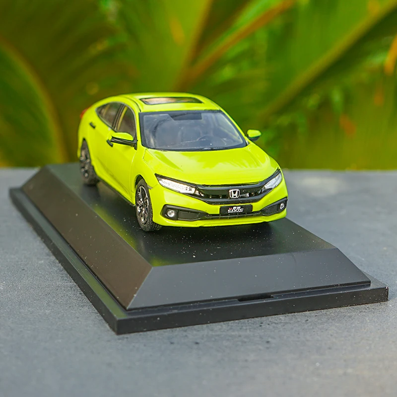 High quality original 1:43 scale Civic 2019 alloy model,simulation collection gift,die-cast metal car model,free shipping