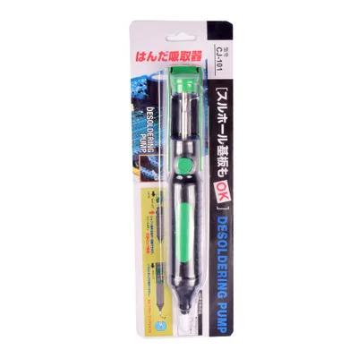Poderosa Desoldering Bomba De Sucção, Pistola De Vácuo De Estanho, Solda De Solda, Otário Ferramenta Com Bocal Extra