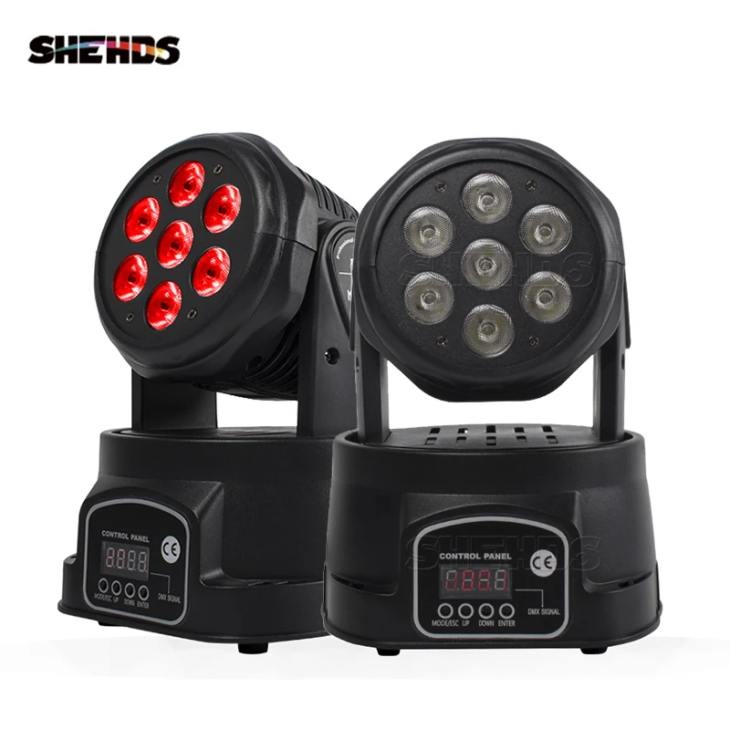 Factory Outlet LED 7X12W RGBW / 7x18W RGBWA+UV Moving Head Professional for Effect stage for Disco DJ Music Party Club Dance