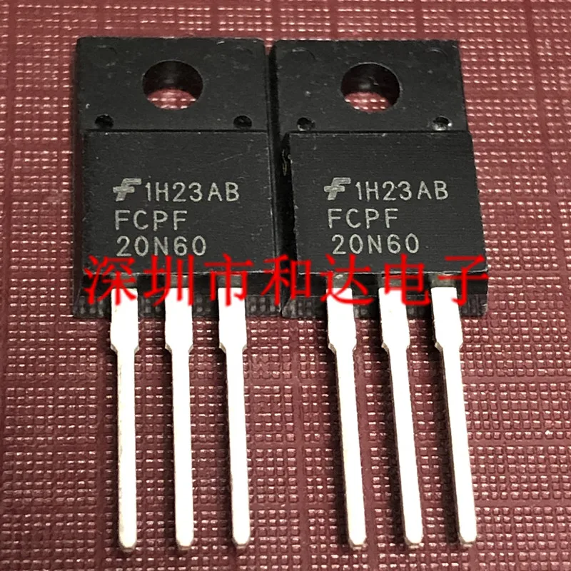 10pcs FCPF20N60 TO-220F 600V 20A