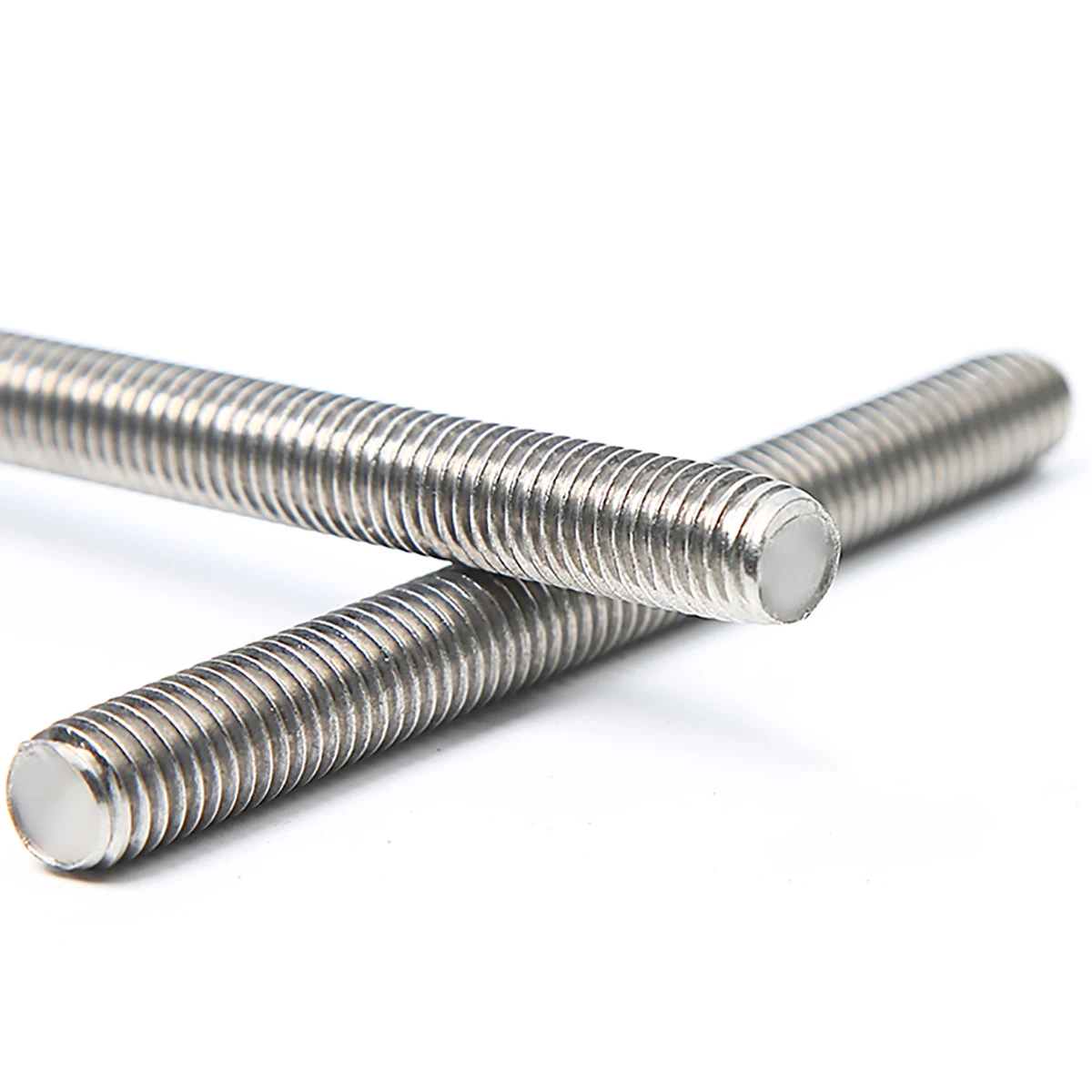 1PCS 304 Stainless Steel Threaded Rod Full-Thread Bar M2 M2.5 M3 M4 M5 M6 M8 M10 M12 M14 M16 M18 M20 Length 100mm - 500mm