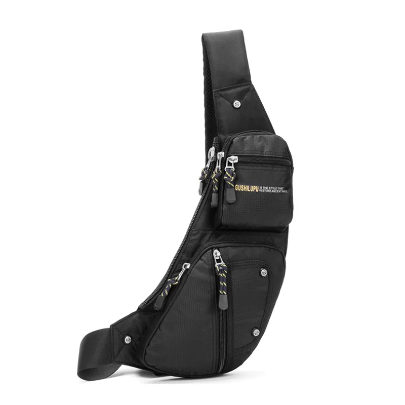 2022 nowy wielofunkcyjny Messenger Crossbody Oxford torby materiałowe dla mężczyzn Sling Leisure Trip torba na telefon komórkowy